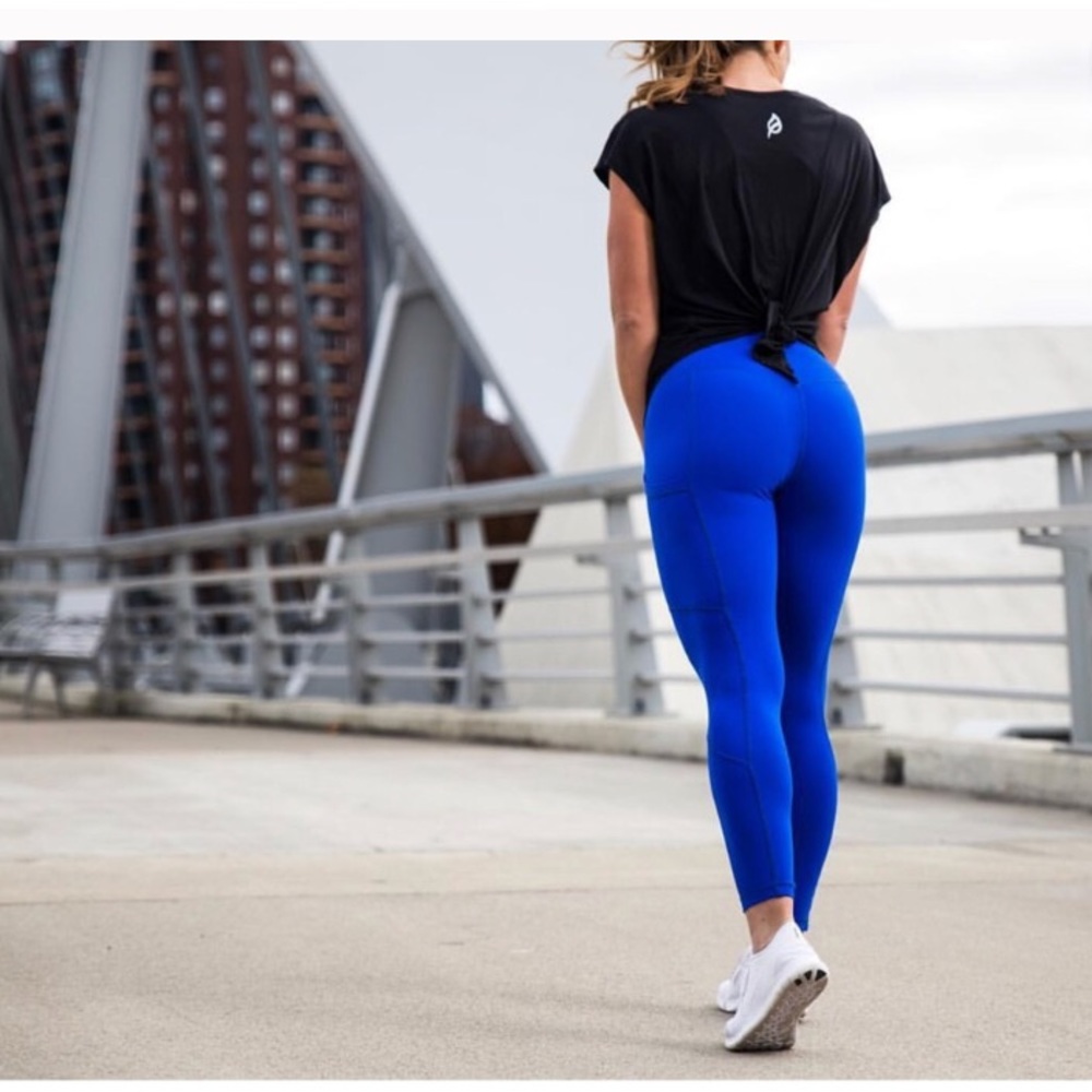 *SOLD do not buy* Ptula cobalt blue leggings - Picture 3 of 6